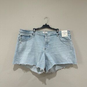 Abercrombie & Fitch the ‘90s baggy short low rise - women’s size 22